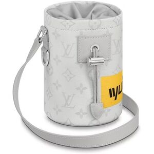 Auth Louis Vuitton LMTD Monogram Chalk Nano Shoulder Bag